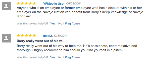 barry klopfer attorney review gallup